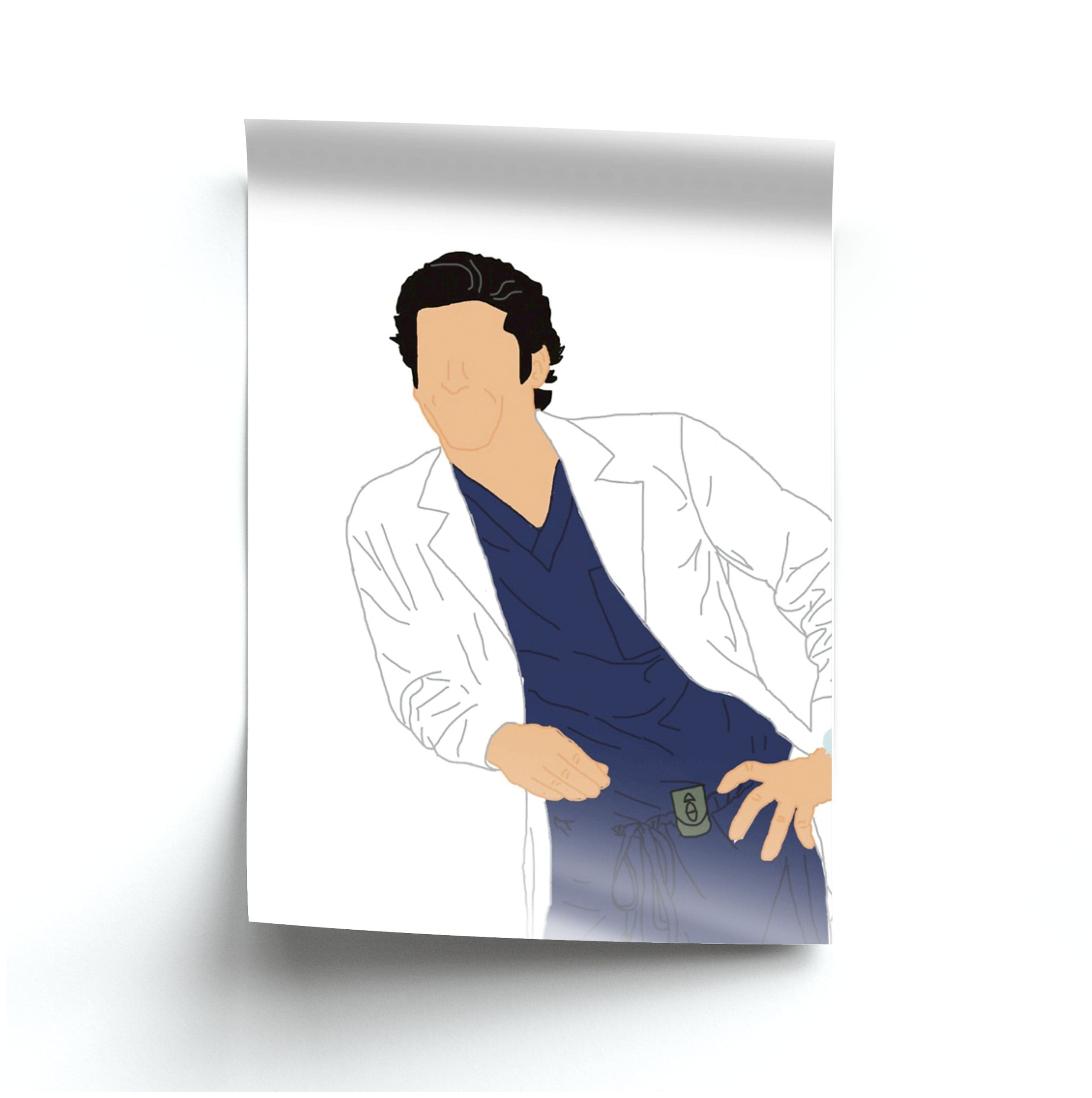 Derek Shepherd - Grey's Poster