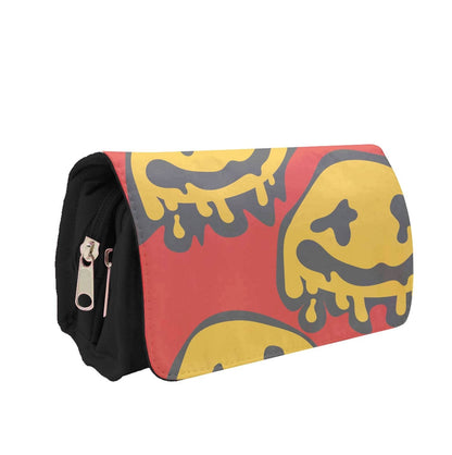 Dripping Smiley - Skate Aesthetic  Pencil Case