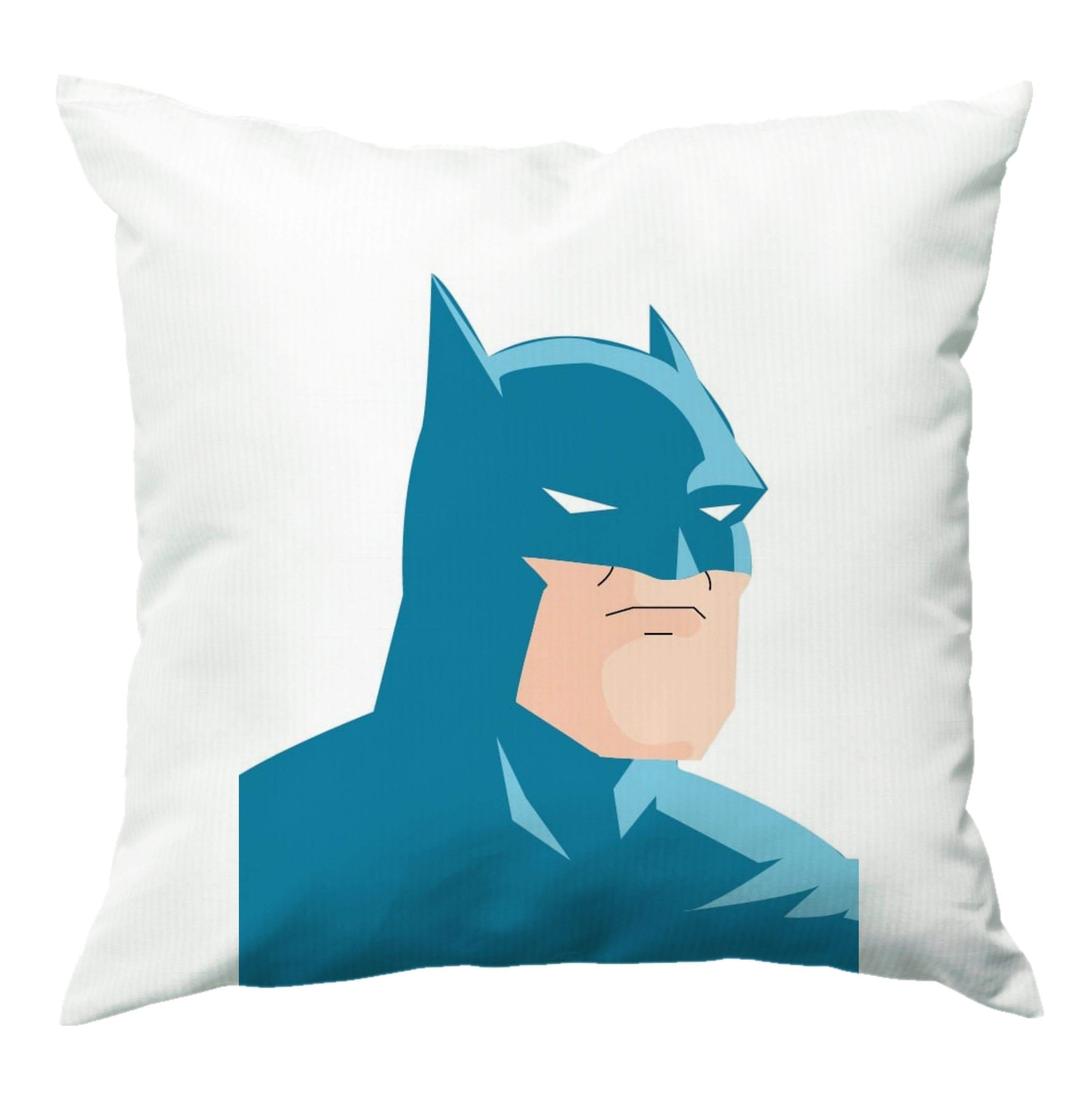 Blue Bat Superhero Cushion