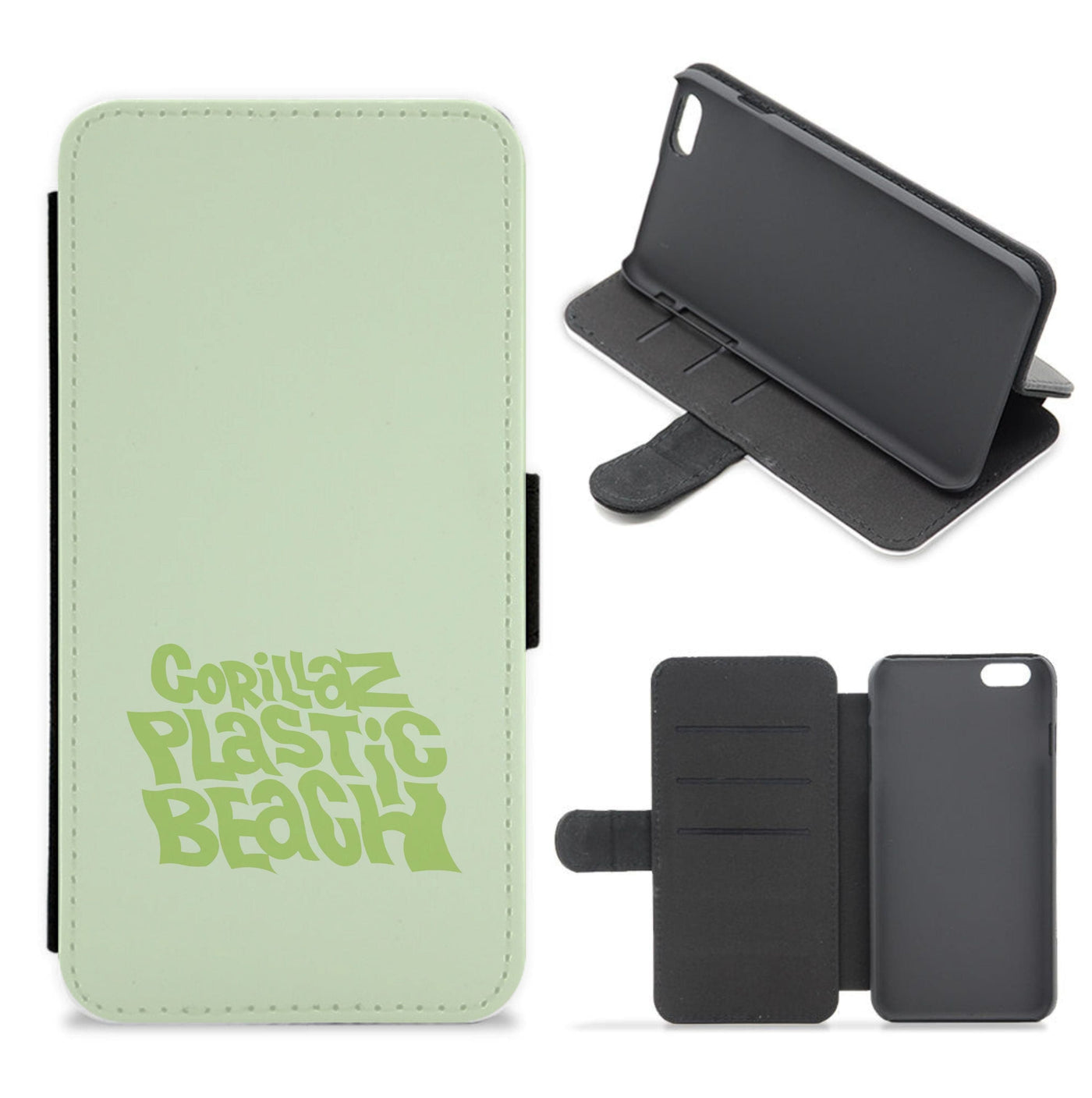 Gorillaz Plastic Beach Flip / Wallet Phone Case