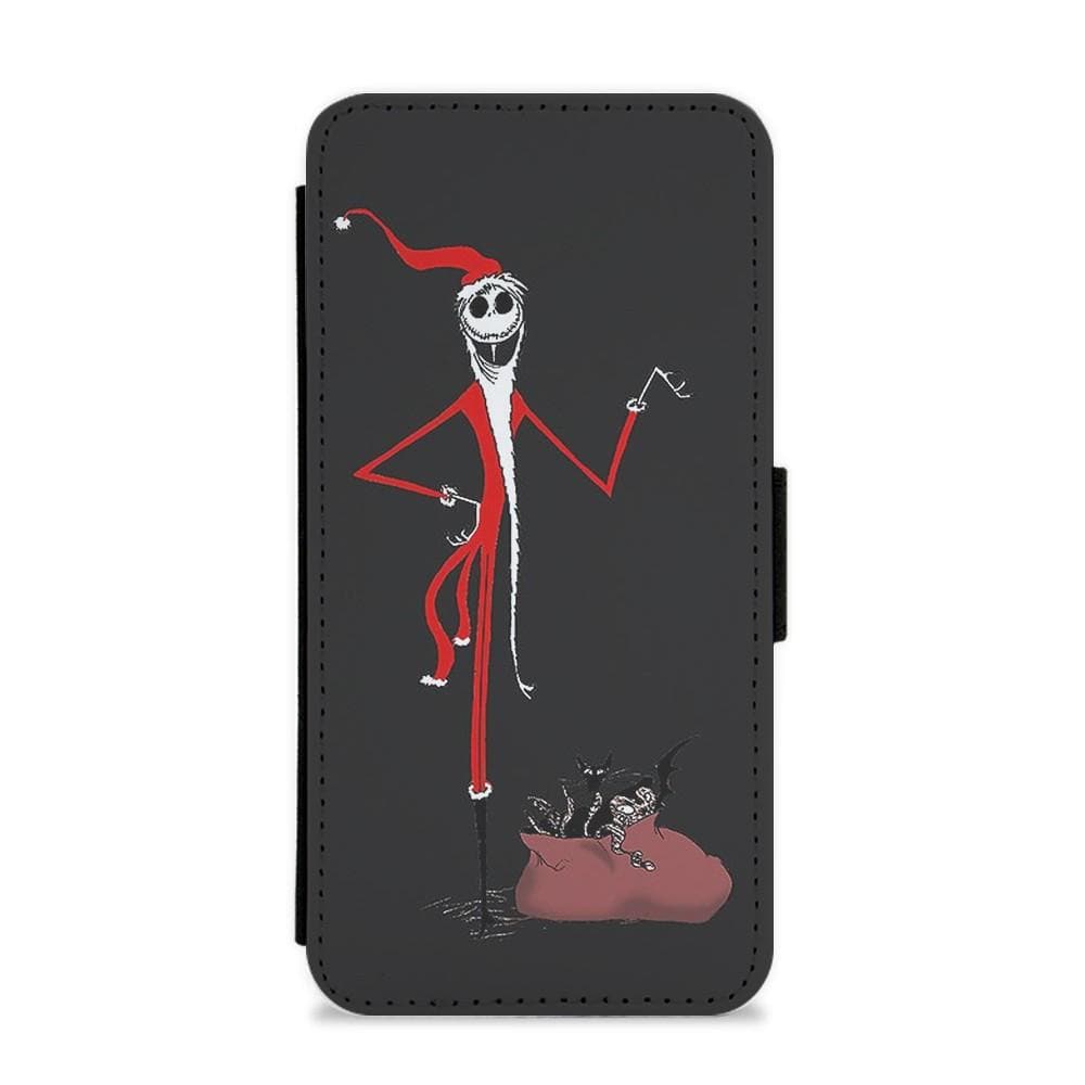 Sandy Clause - A Nightmare Before Christmas Flip / Wallet Phone Case - Fun Cases