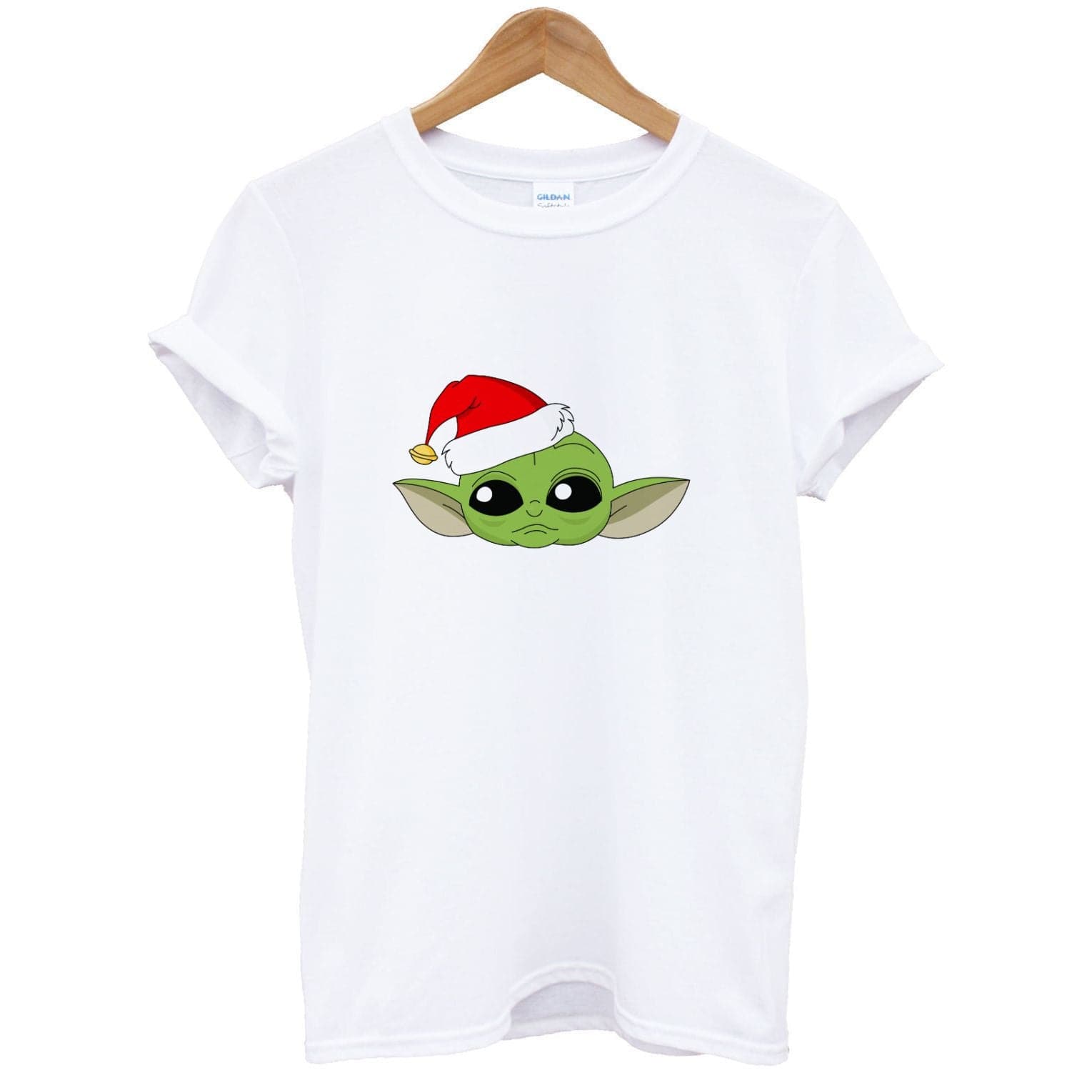 Baby Yoda Christmas Pattern T-Shirt