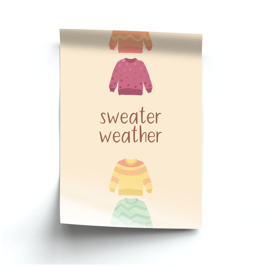 Sweater Weather - Autumn Poster