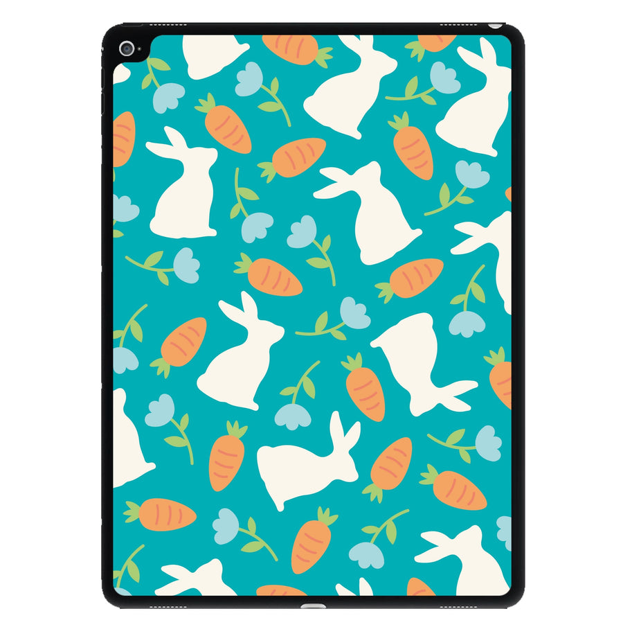 Bunnies And Carrots - Easter Patterns iPad Case