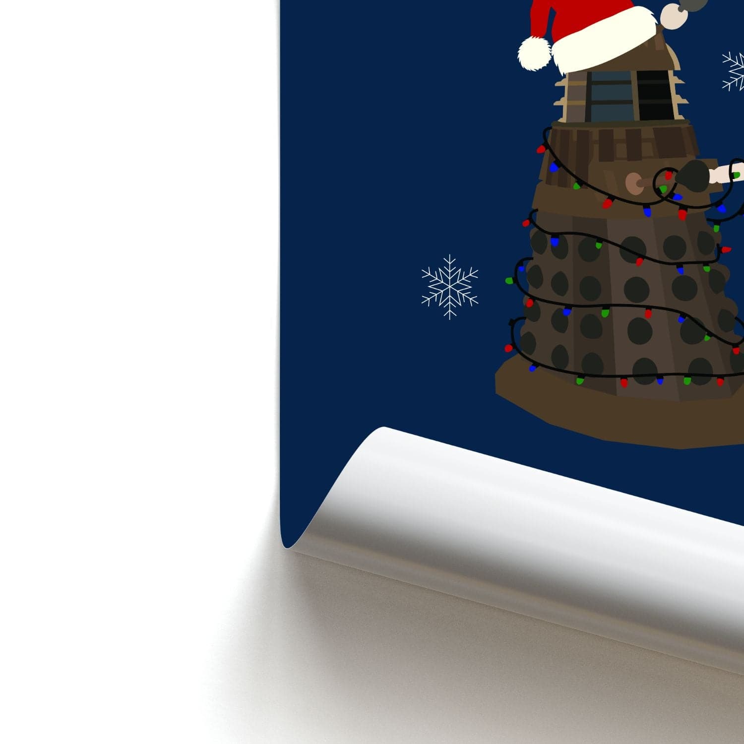 Christmas Dalek - Doctor Who Poster