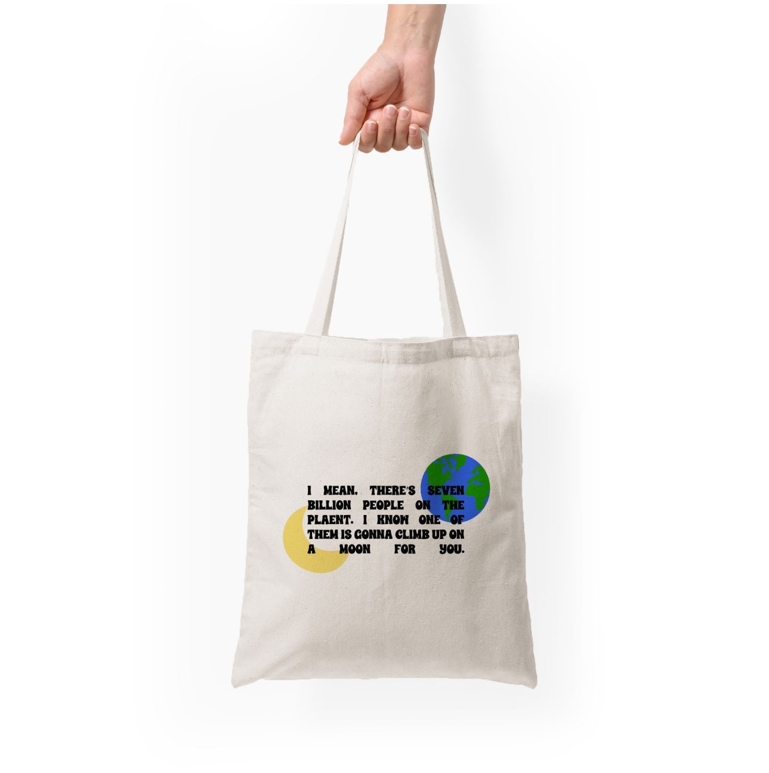 Climb Up On A Moon For You Tote Bag