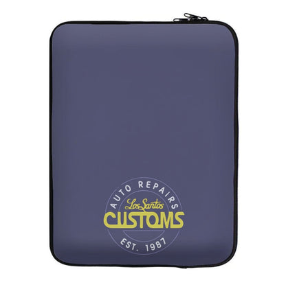 Los Santos Customs - Video Game Laptop Sleeve