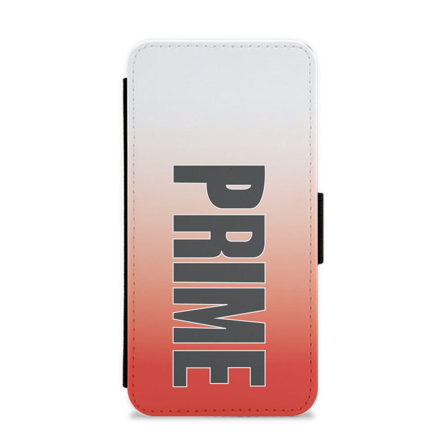 Prime - Red Gradient Flip / Wallet Phone Case