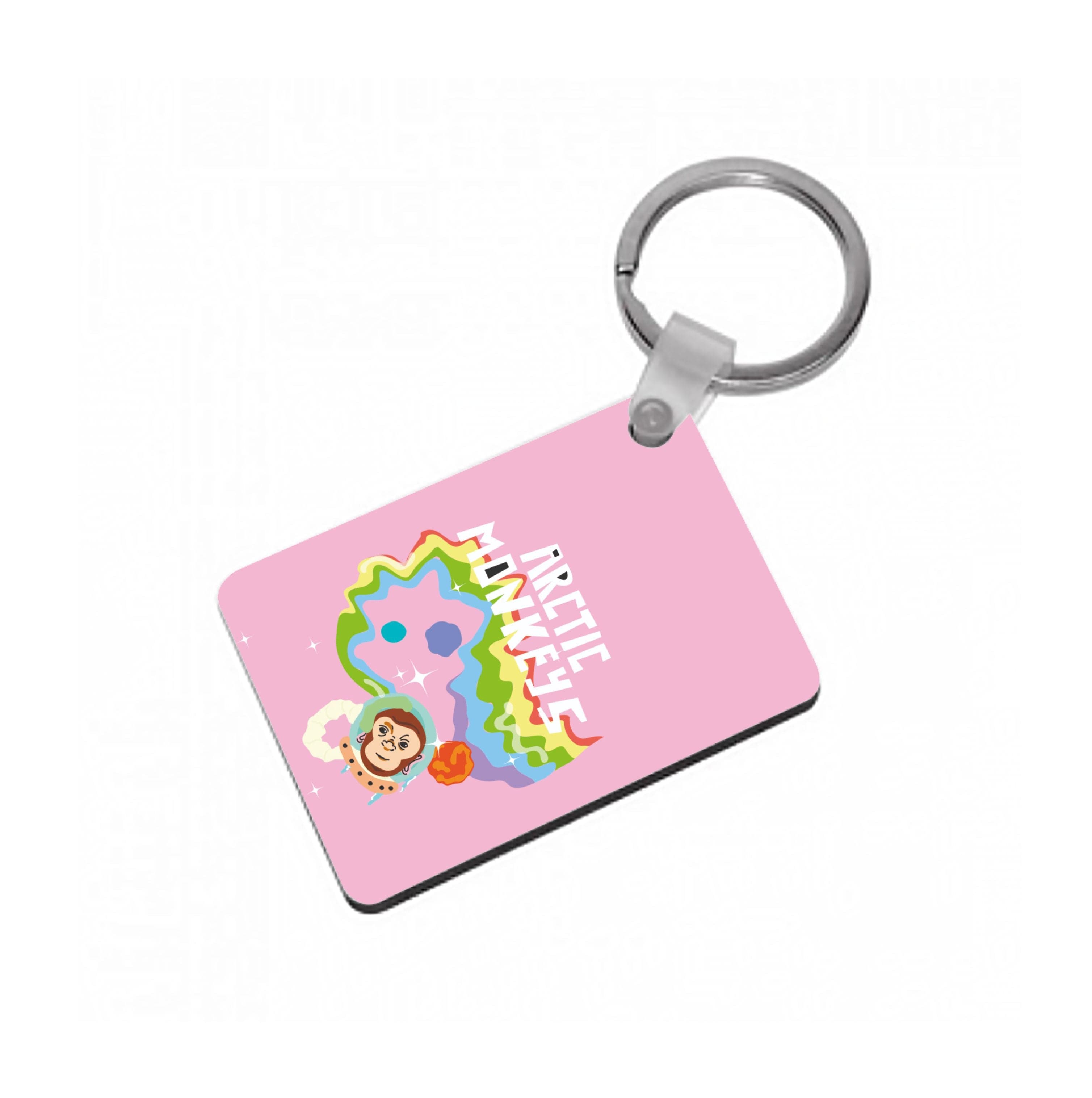 A Monkeys - Pink Keyring