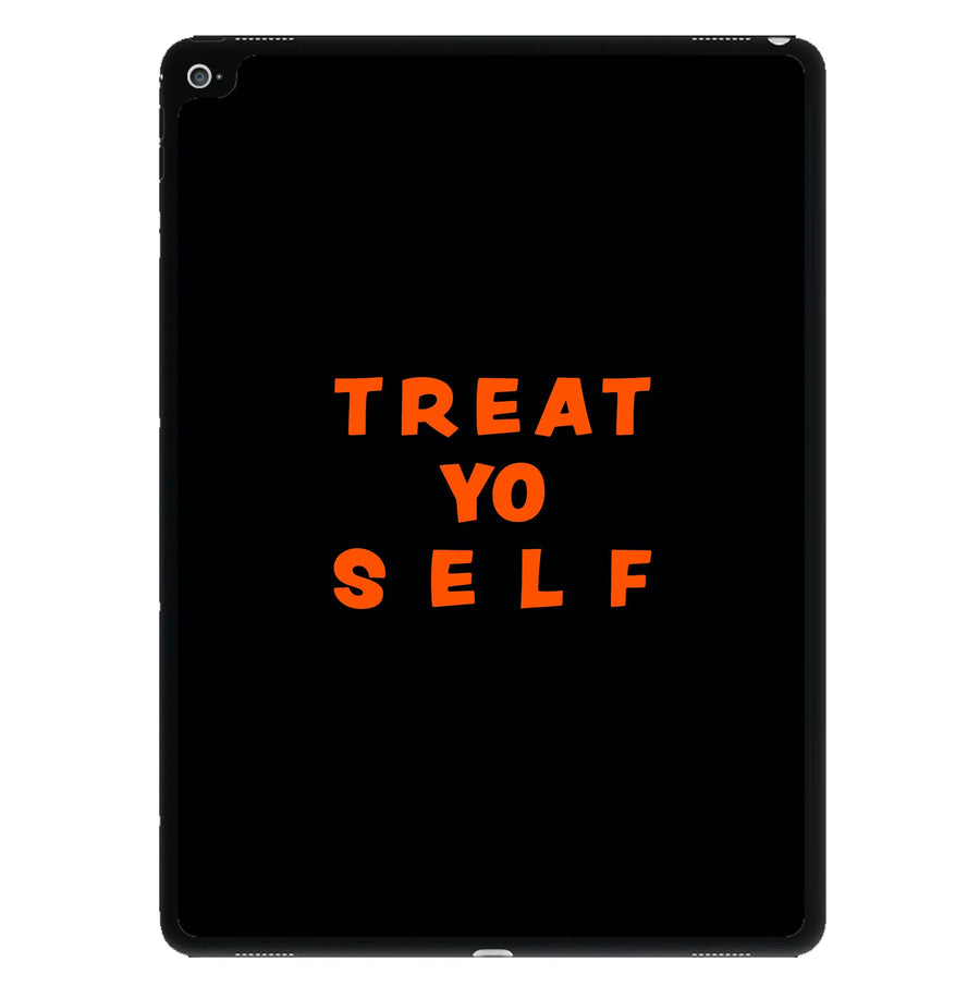Treat Yo Self Parks And Rec - Halloween Specials iPad Case