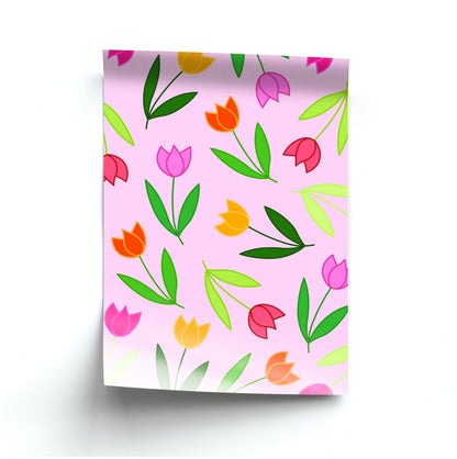 Tulips - Spring Patterns Poster