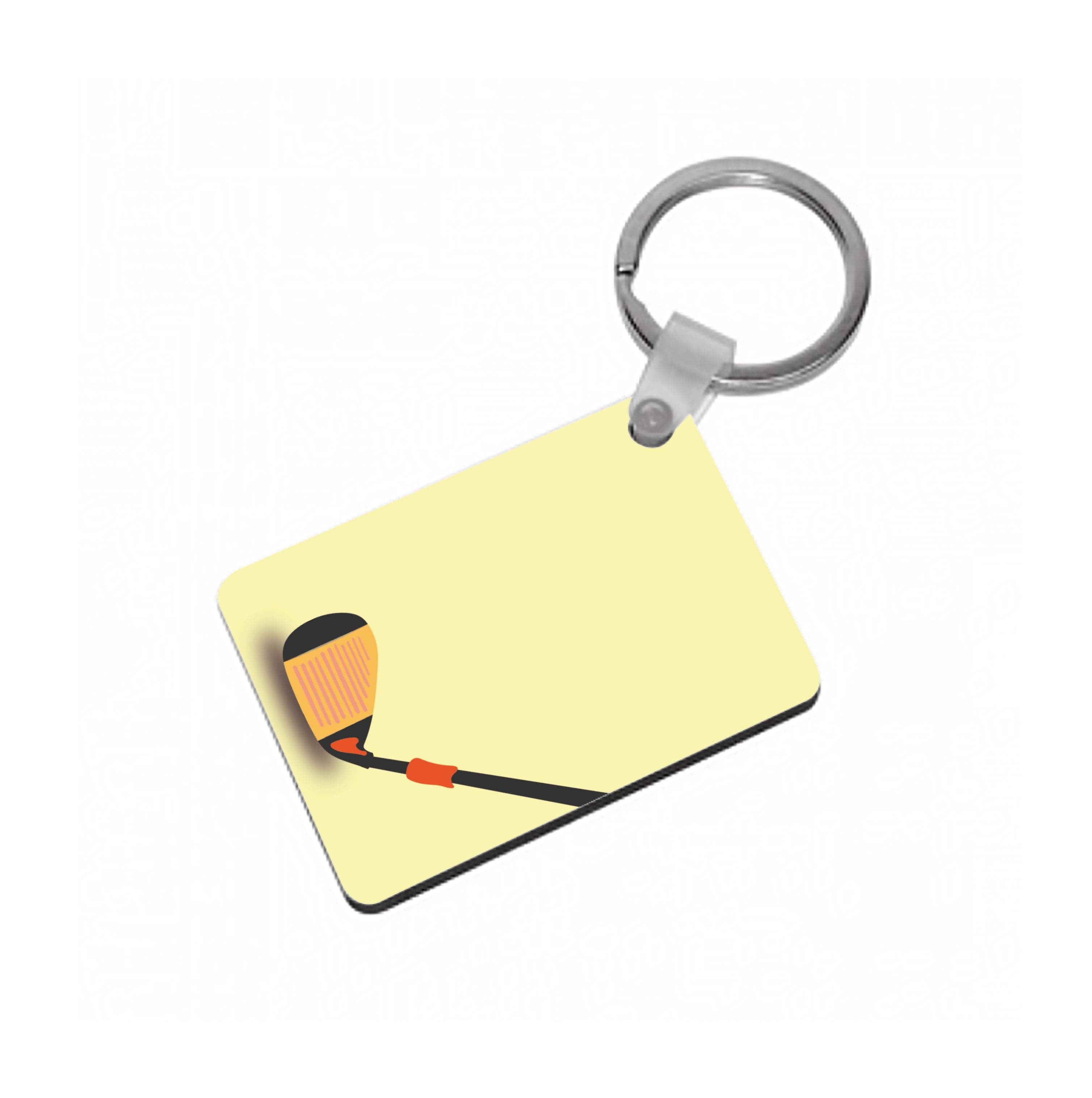 Gold Wedge - Golf Keyring