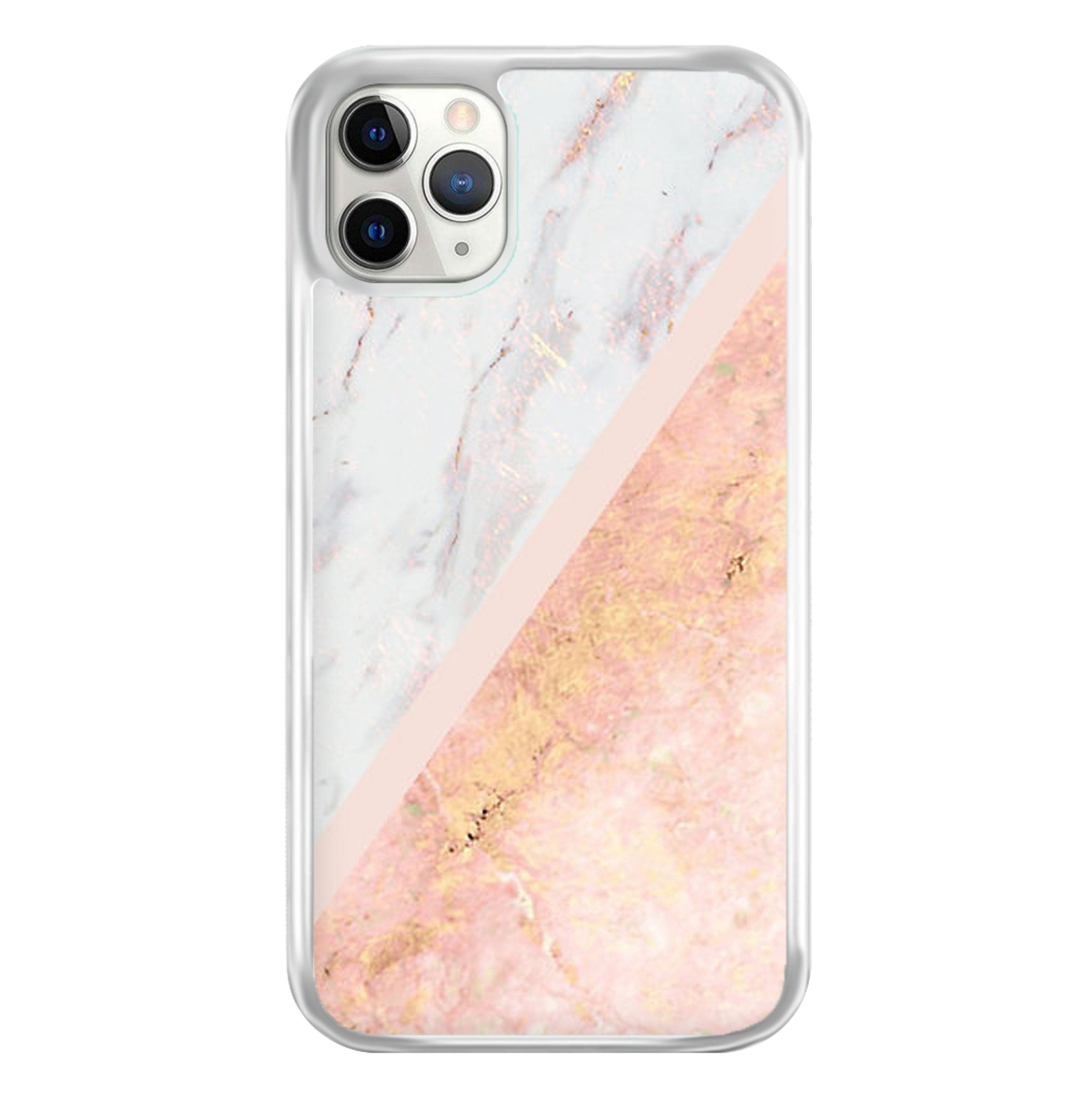 Marble and Rose Gold Phone Case