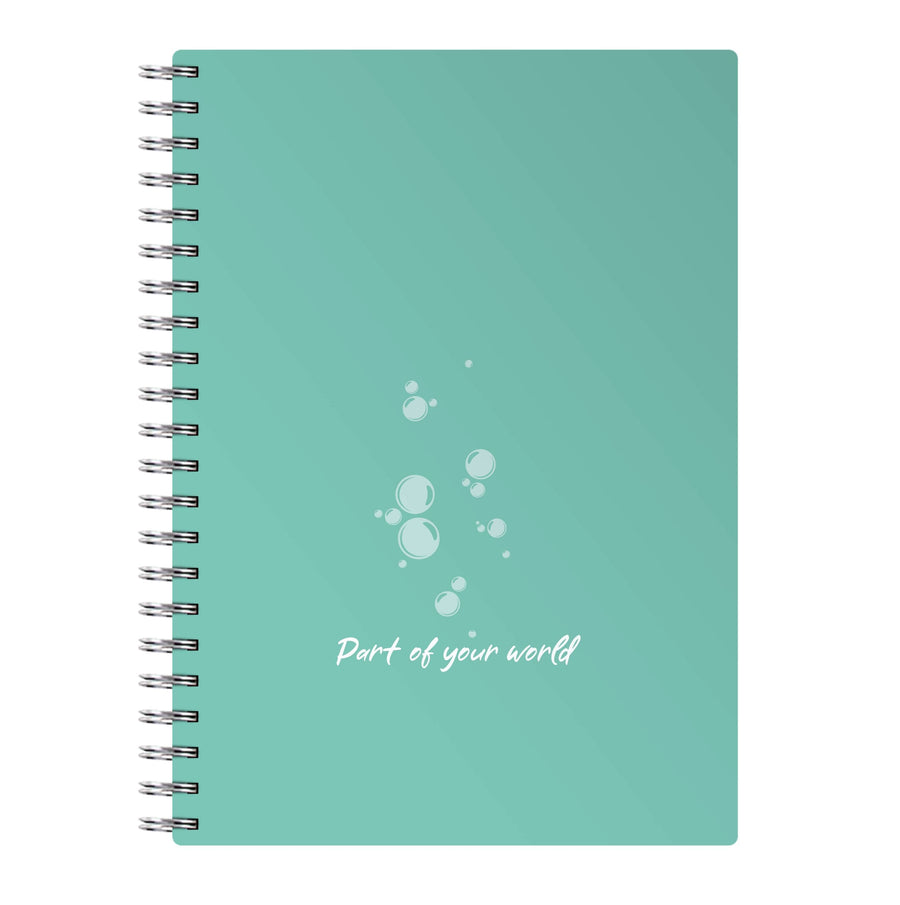 Part Of Your World - The Little Mermaid Notebook