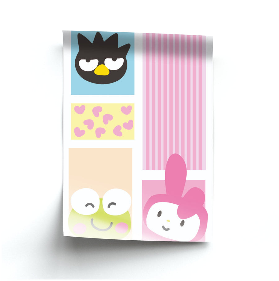 Hello Kitty Collage Poster