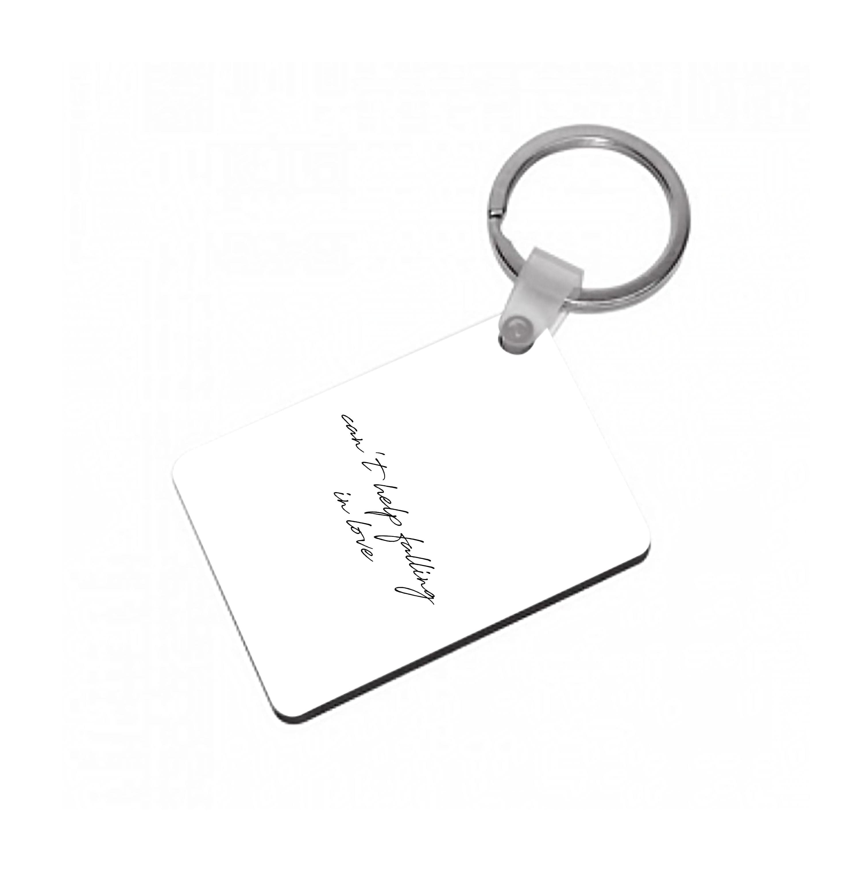 Can't Help Falling In Love Keyring