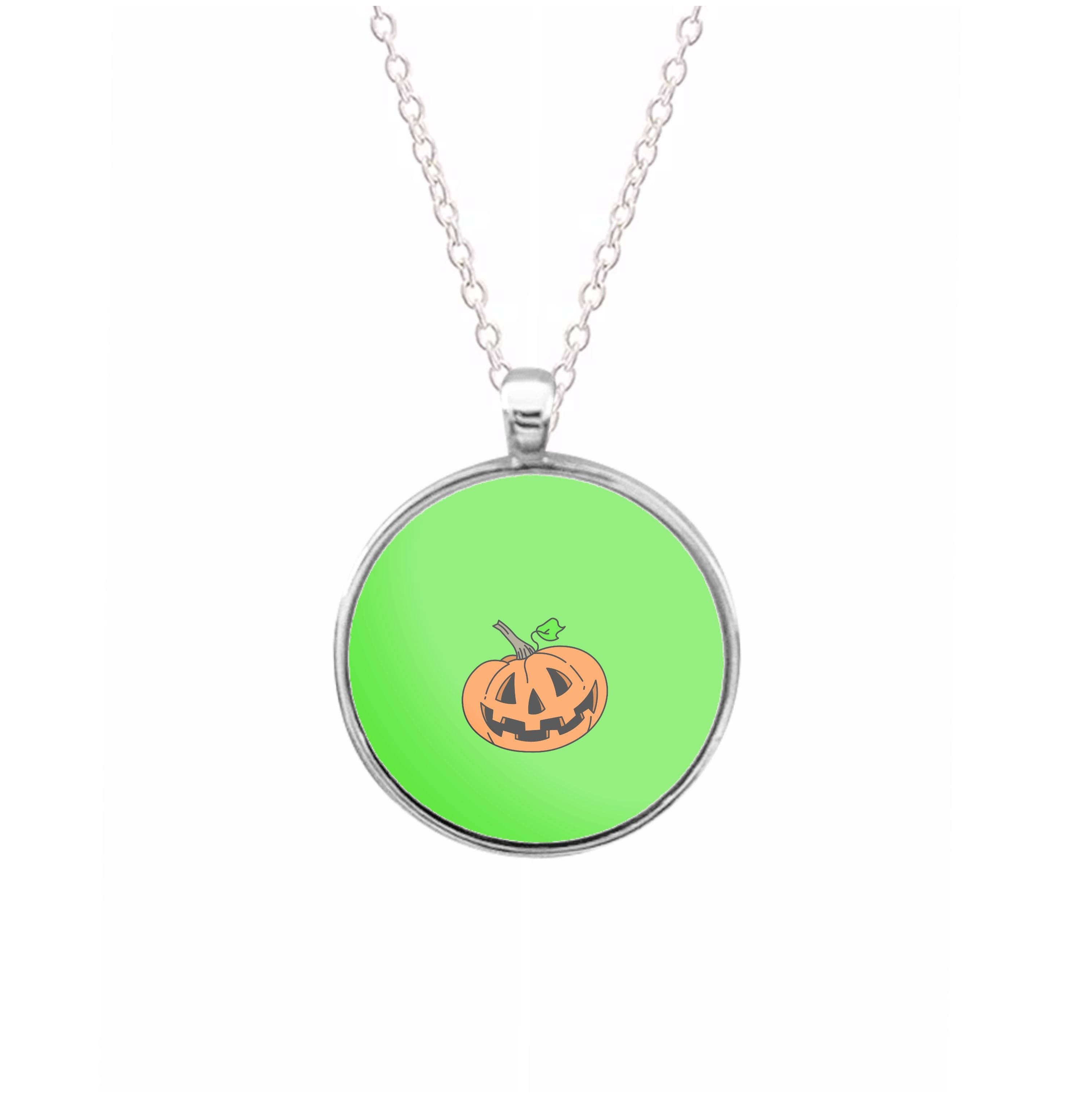 Pumpkin Green - Halloween Necklace