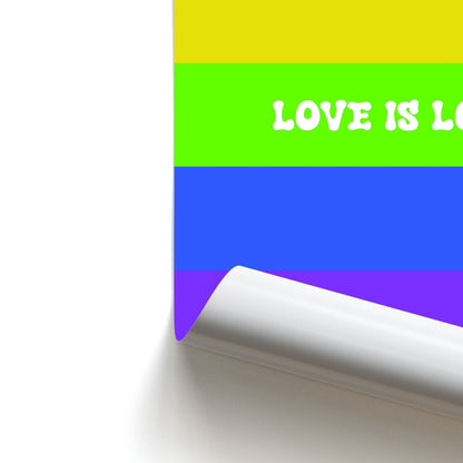 Love Is Love - Pride Poster