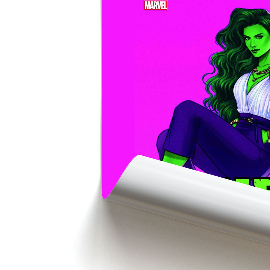 Suited Up - She Hulk Poster