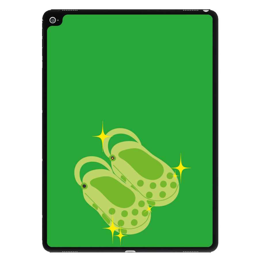 Green Crocs iPad Case