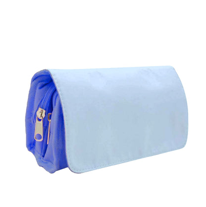 Back To Casics - Pretty Pastels - Plain Blue Pencil Case