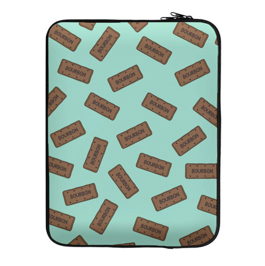 Bourbons - Biscuits Patterns Laptop Sleeve