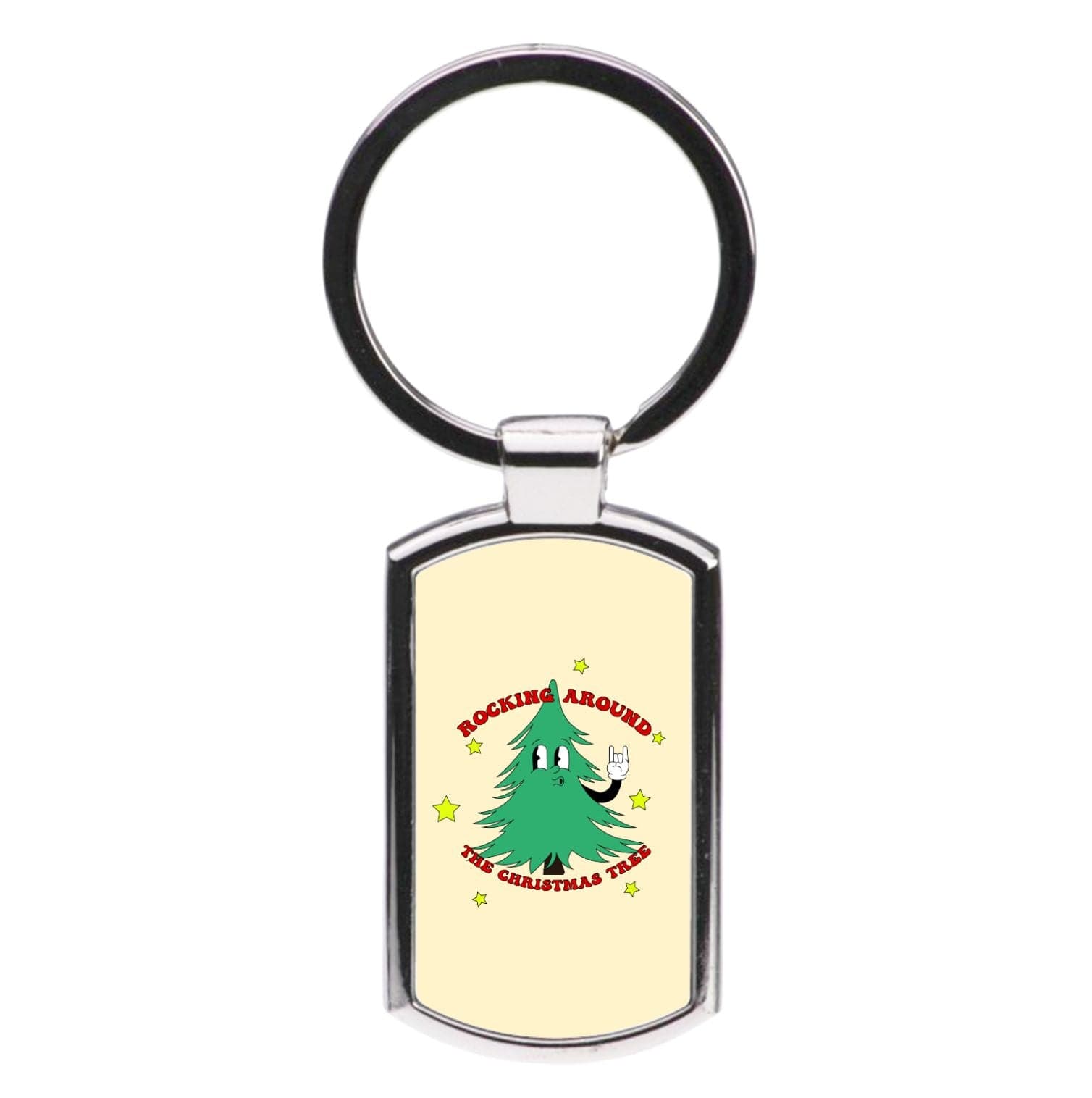 Rocking Around The Christmas Tree - Christmas Songs Luxury Keyring