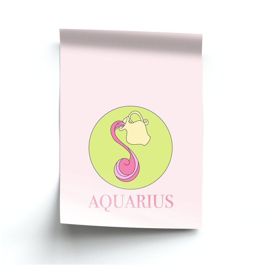 Aquarius - Tarot Cards Poster