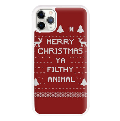 Merry Christmas Ya Filthy Animal Phone Case