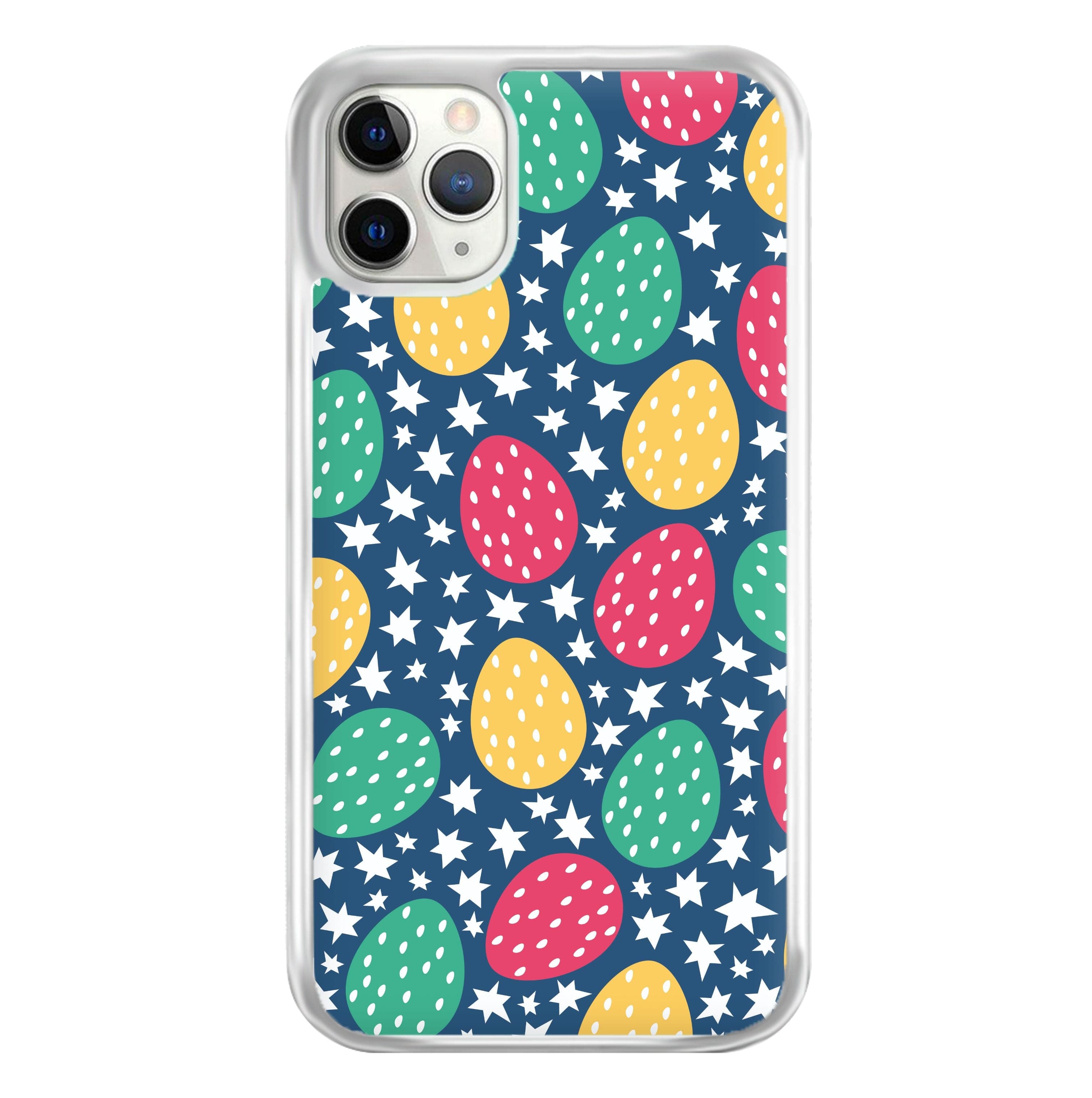 Blue Easter Eggs - Easter Patterns Phone Case