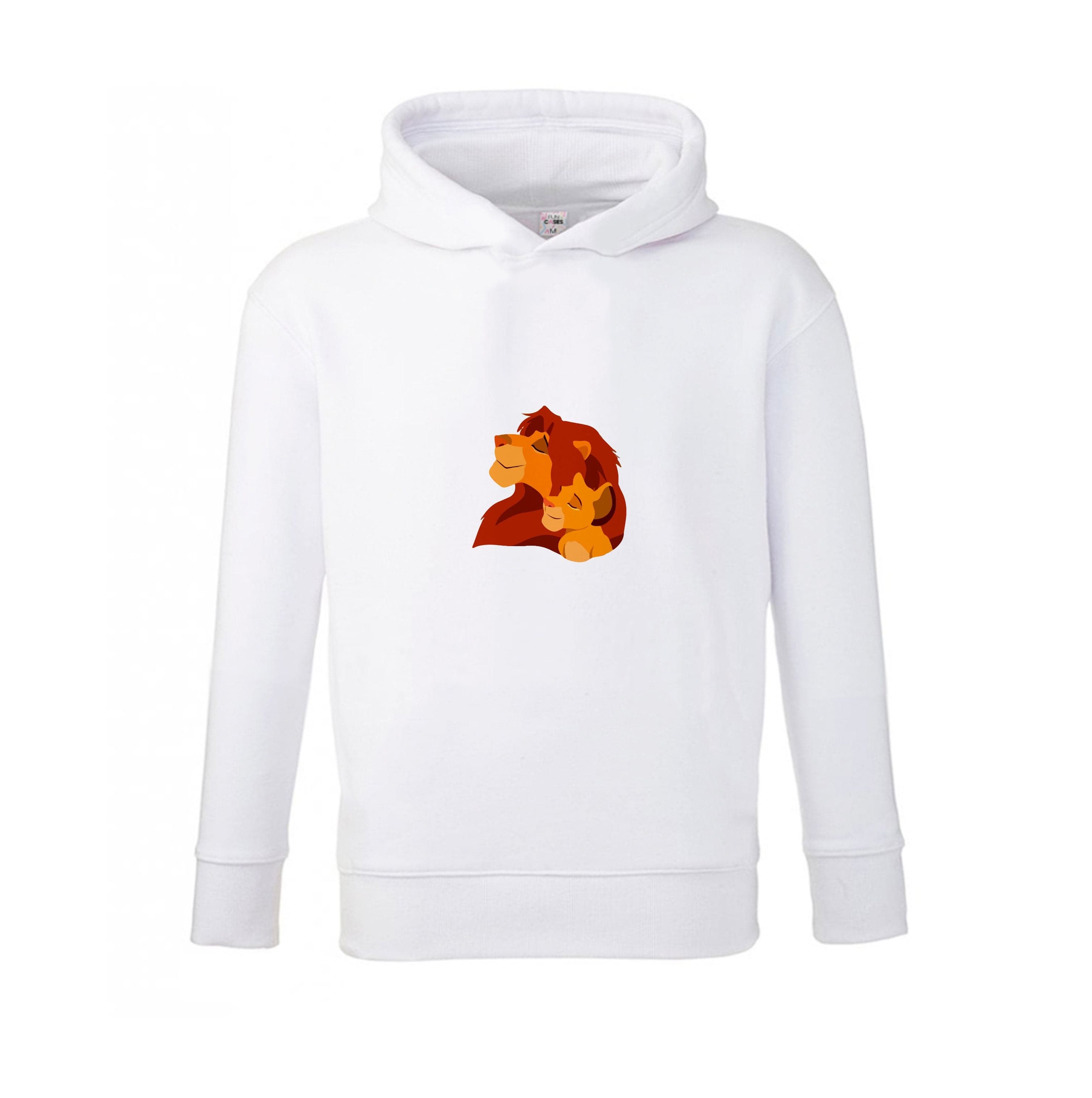 King Lion And Cub Kids Hoodie