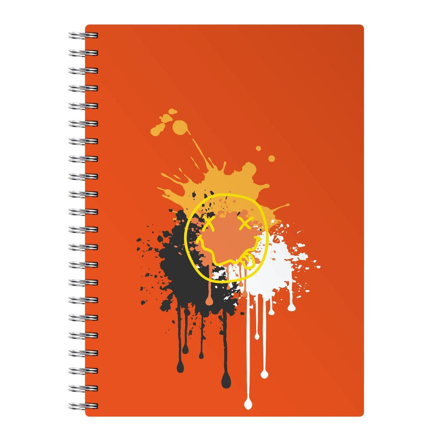 Orange Graffiti - Skate Aesthetic  Notebook