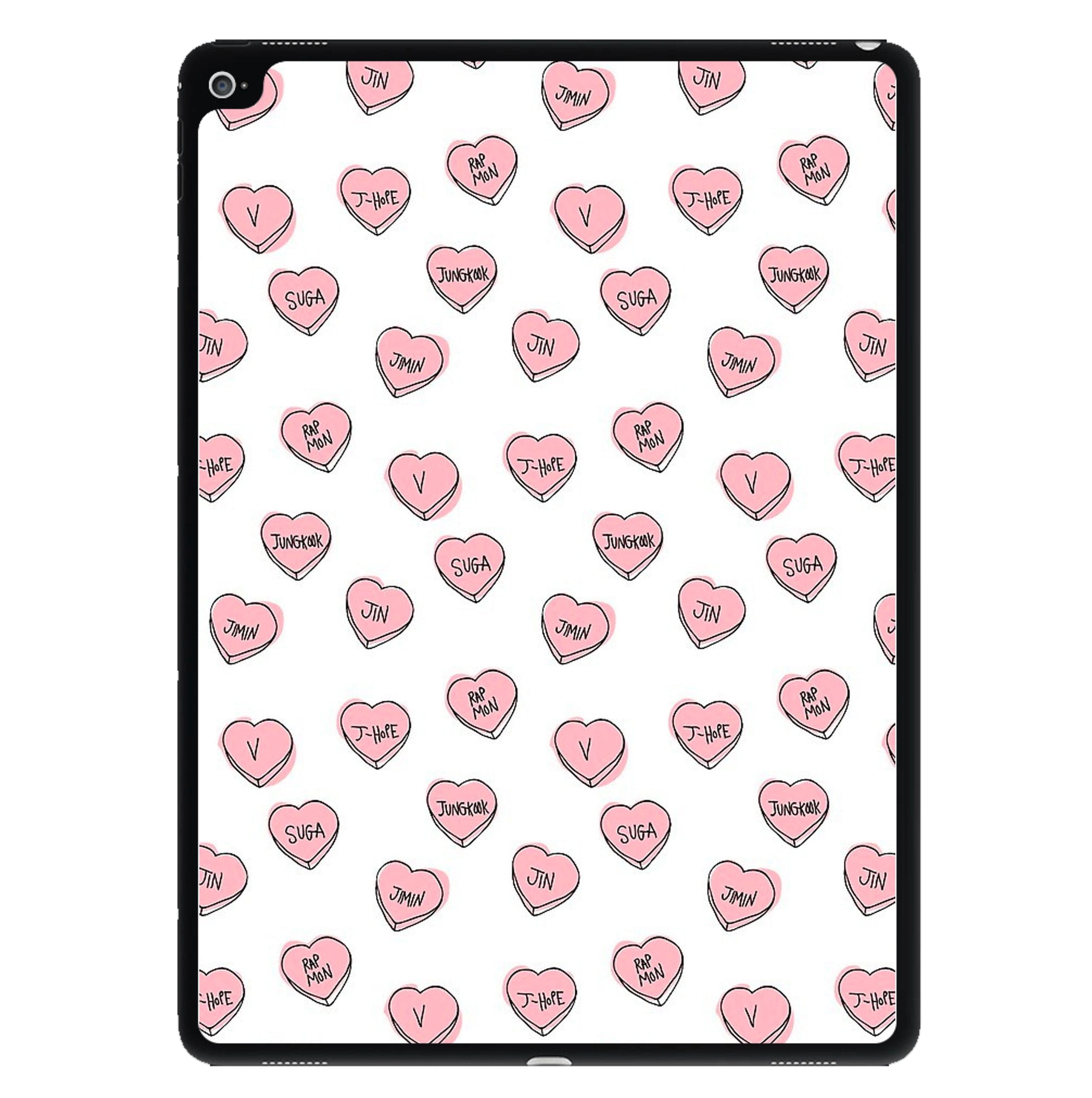 K-Pop Band Hearts iPad Case