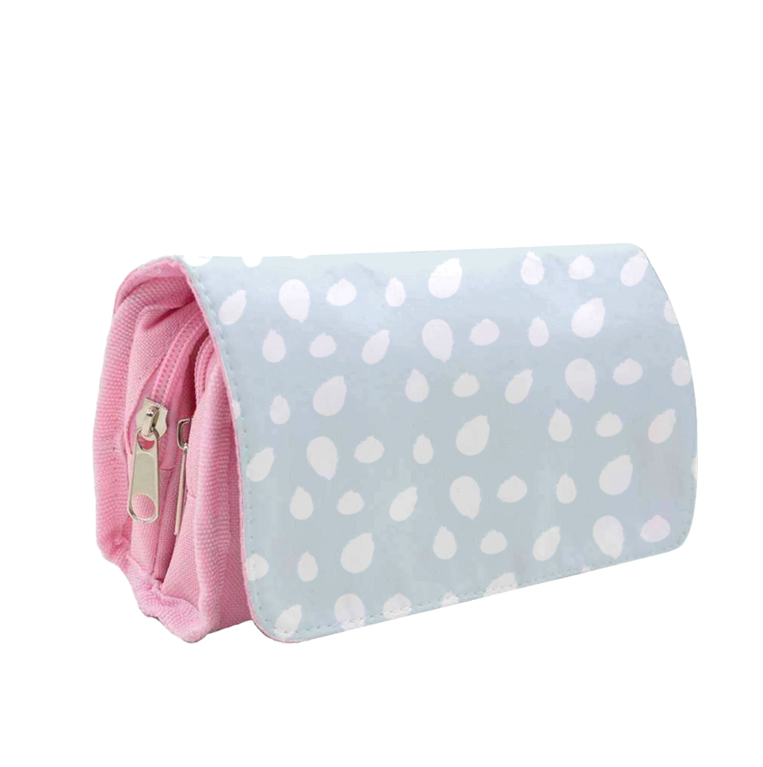 Pastel Blue Dots Pencil Case