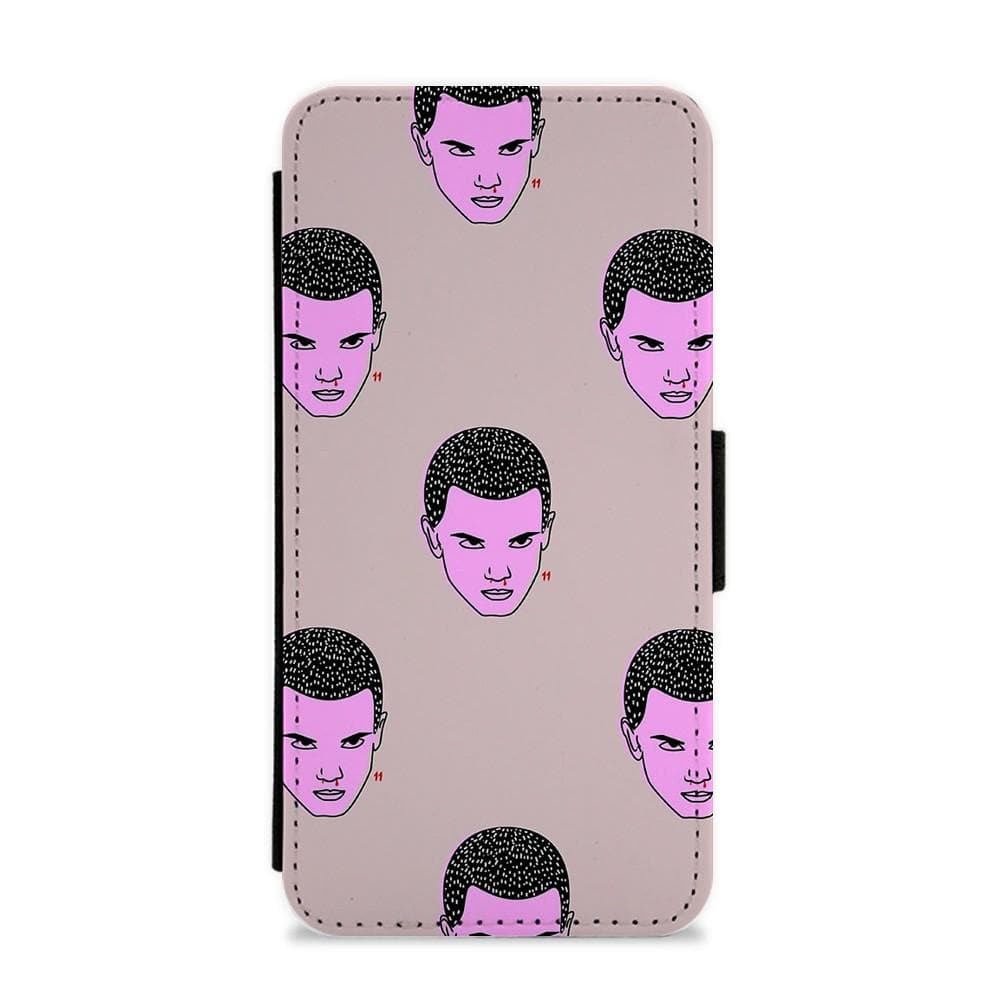 Eleven Pattern - Stranger Things Flip / Wallet Phone Case - Fun Cases