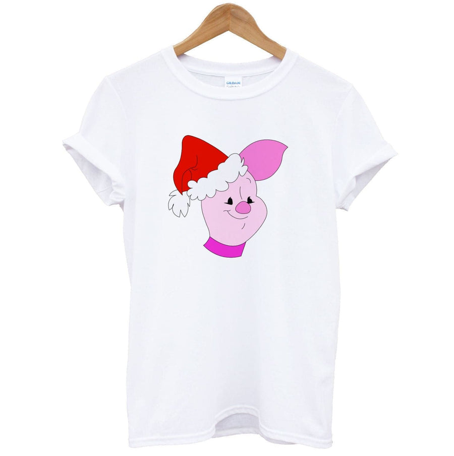 Piglet Pattern - Disney Christmas T-Shirt