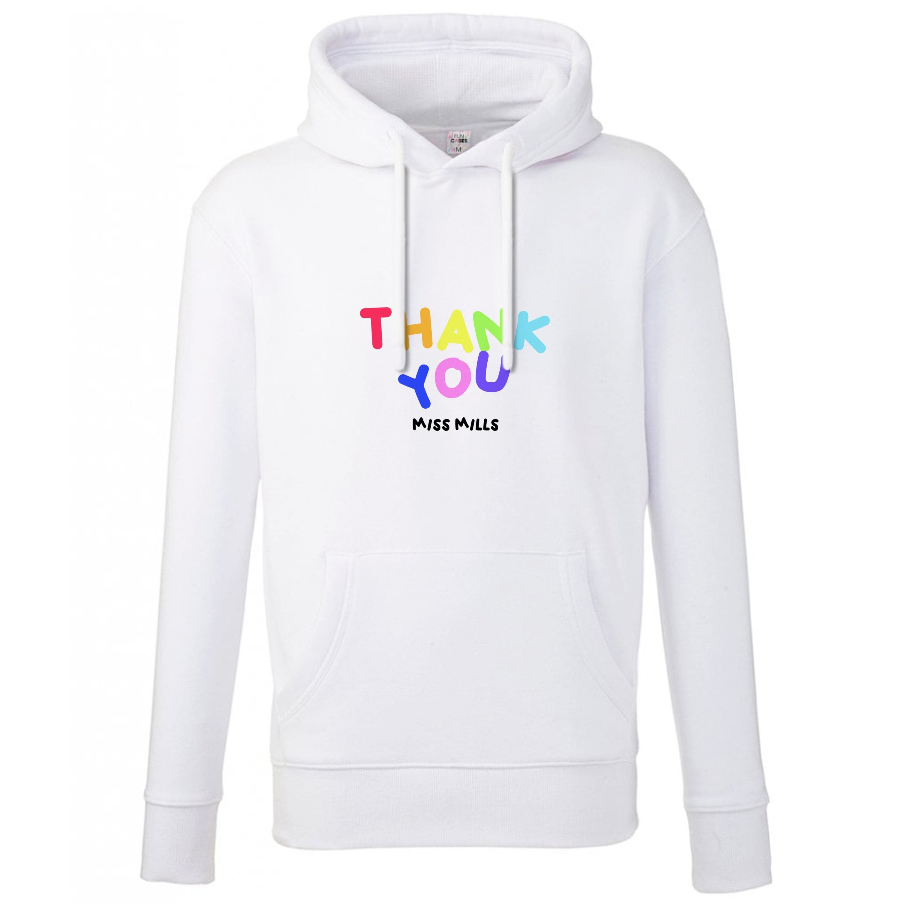 Thank You - Personalised Teachers Gift Hoodie