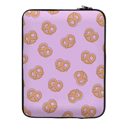 Pretzels - Fast Food Patterns Laptop Sleeve