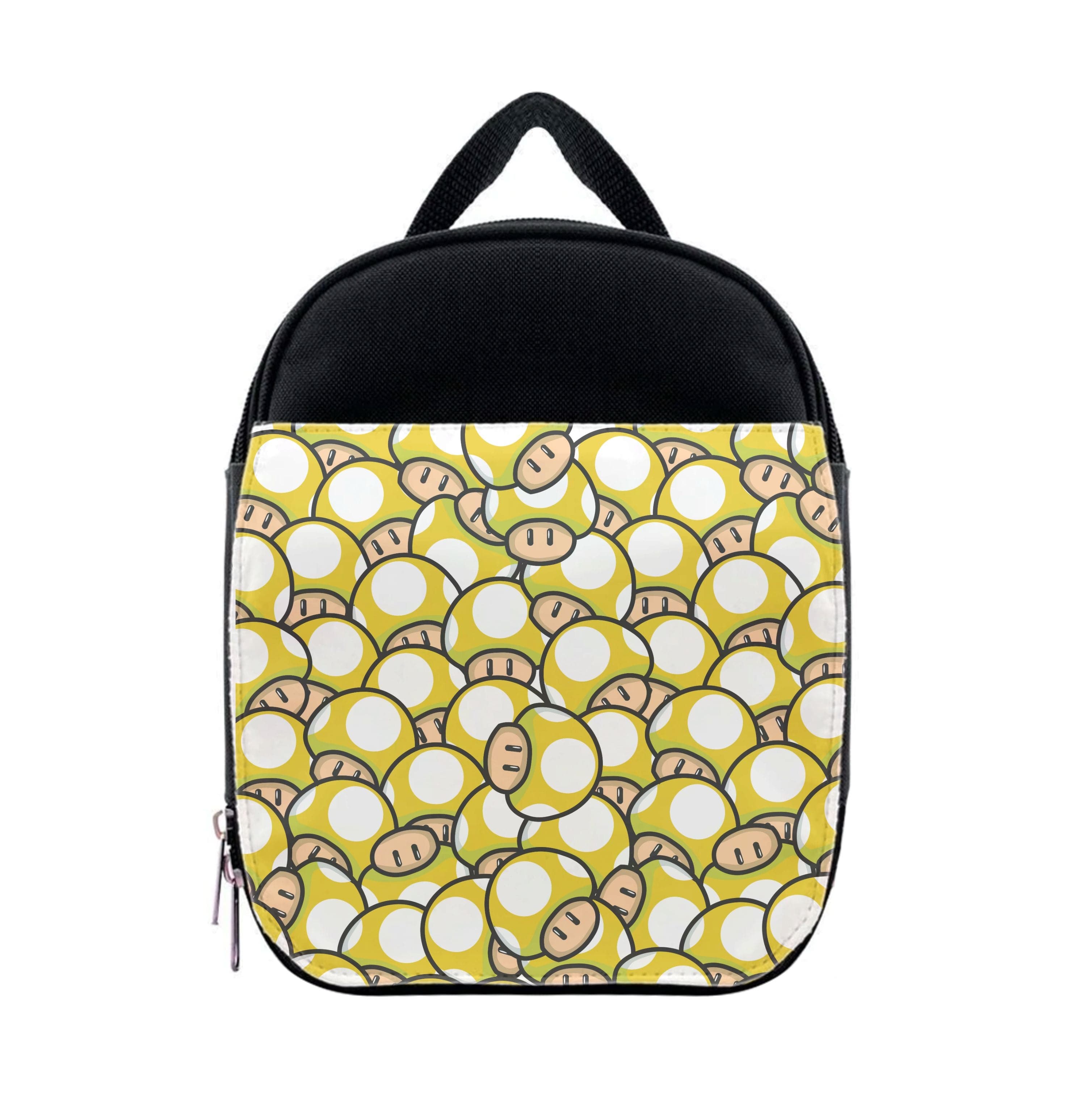 Mushroom Pattern - Yellow Lunchbox