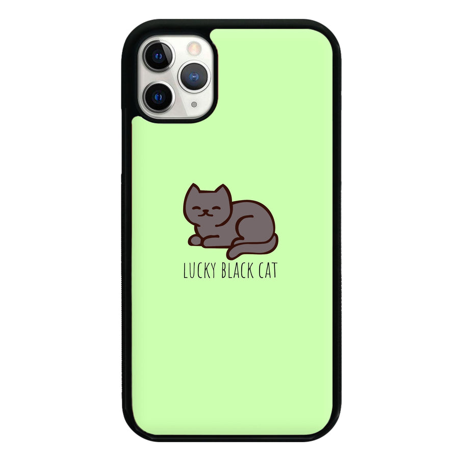 Lucky Black Cat - Cats Phone Case