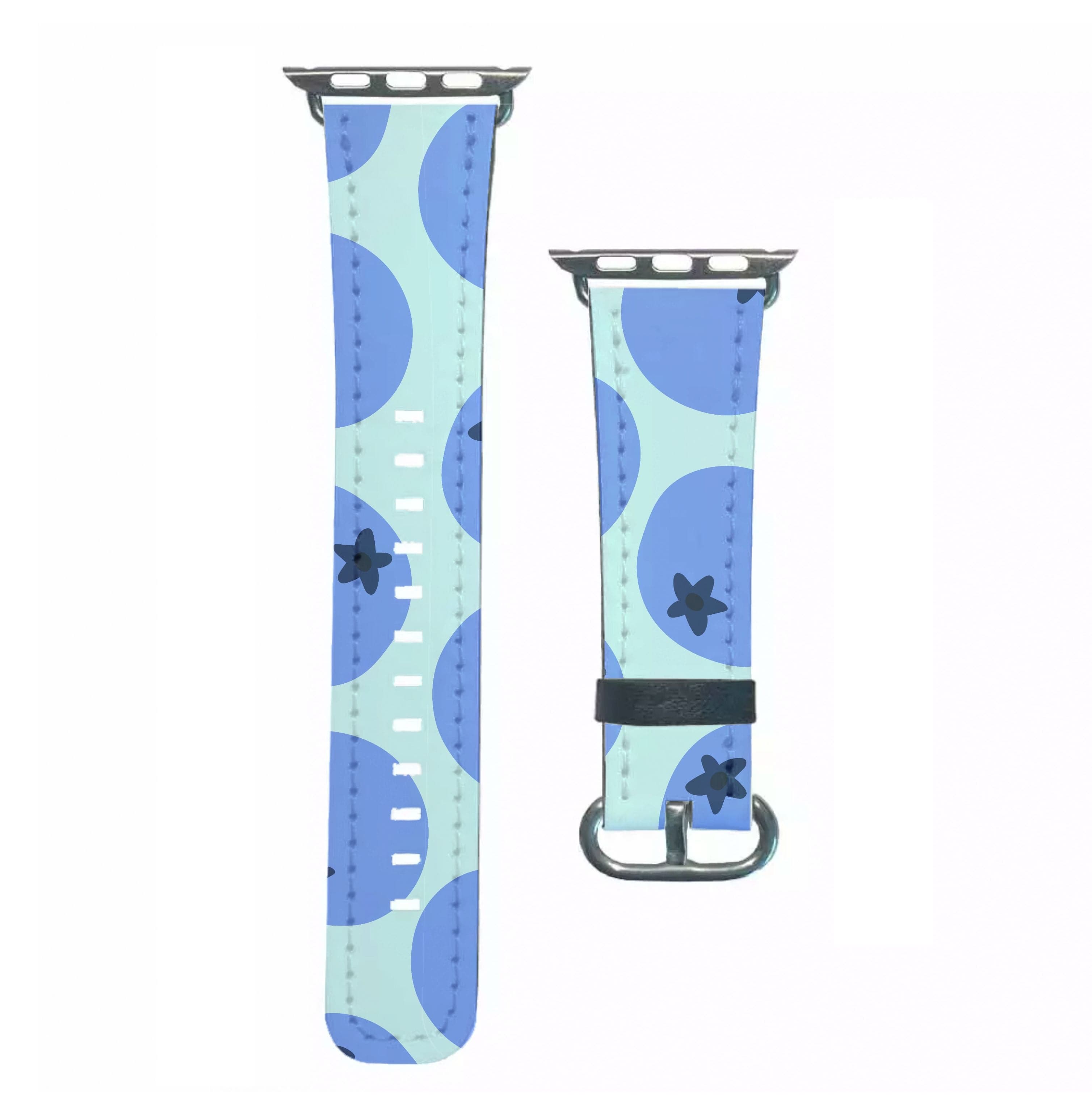 Blueberries - Fruit Patterns Apple Watch Strap