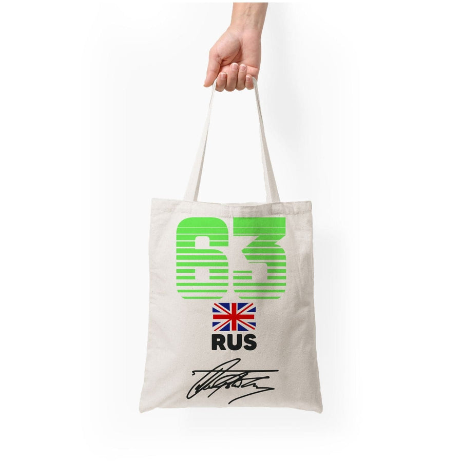 George Russel - F1 Tote Bag