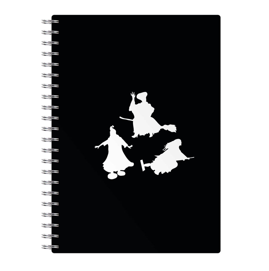 Witches Outline - Hocus Pocus Notebook