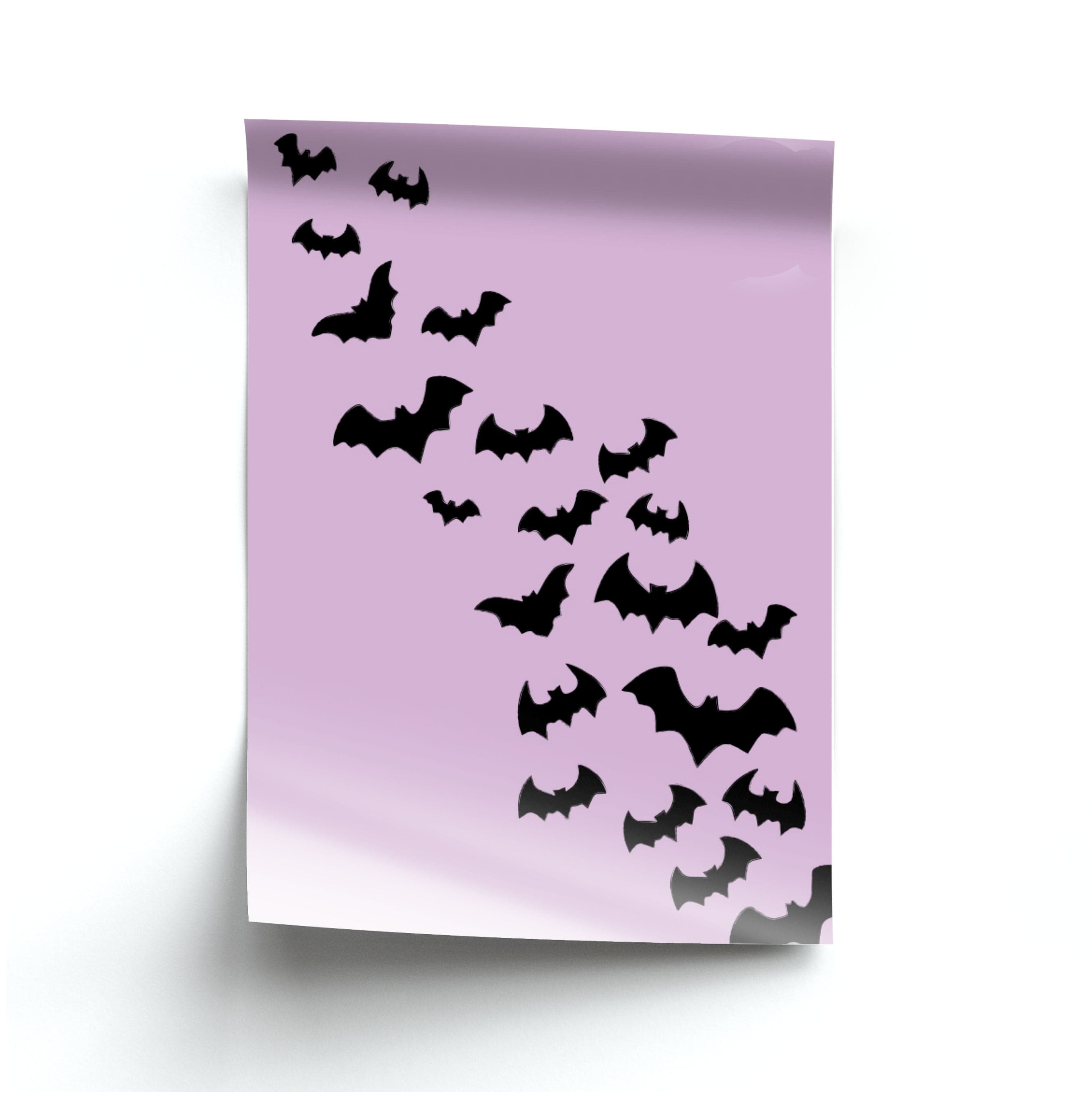 Bats - Halloween Poster