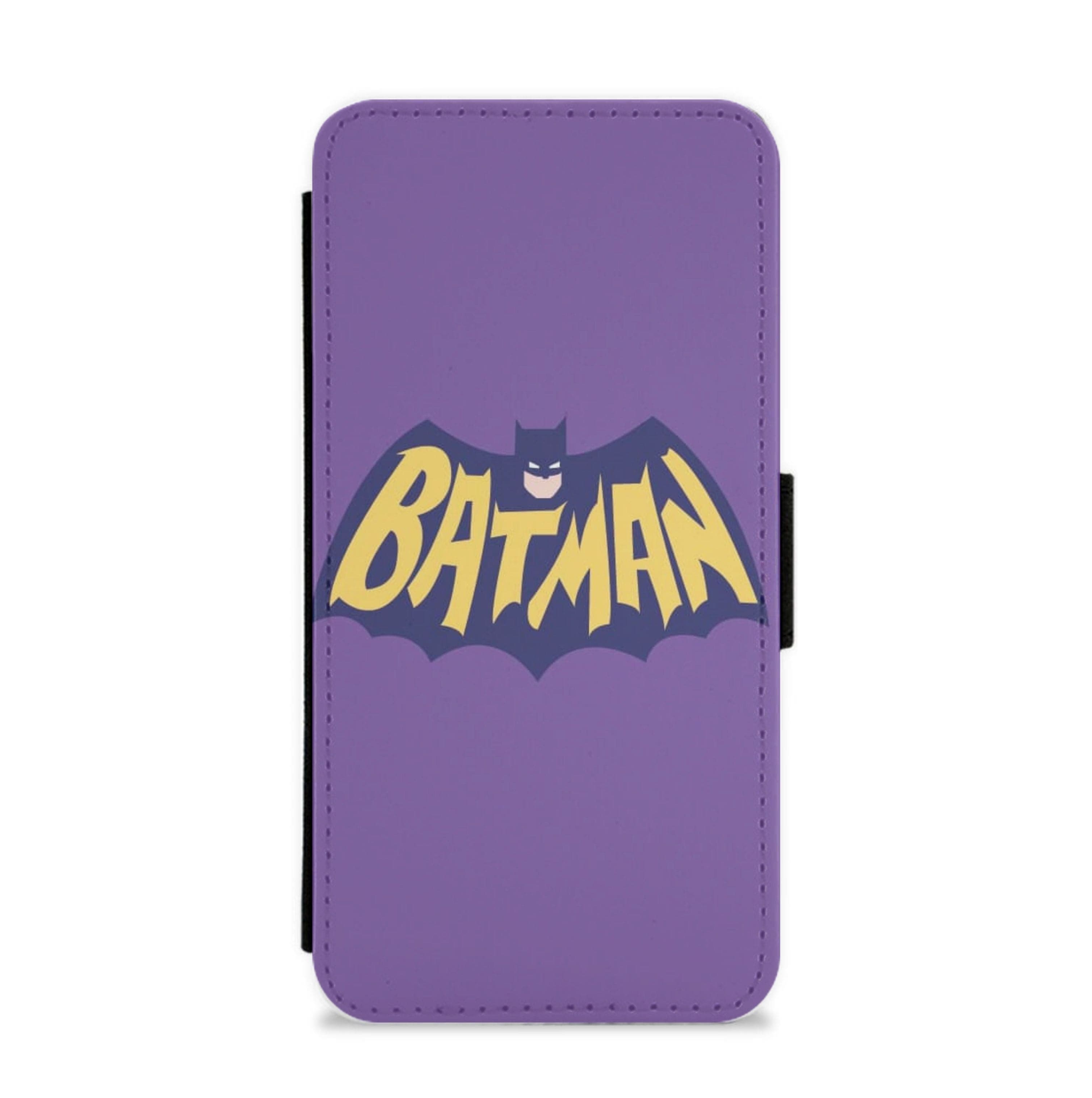 Batman Purple Logo Wallet Phone Case