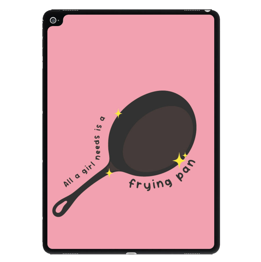 All A Girl Needs Is A Frying Pan - Tangled iPad Case