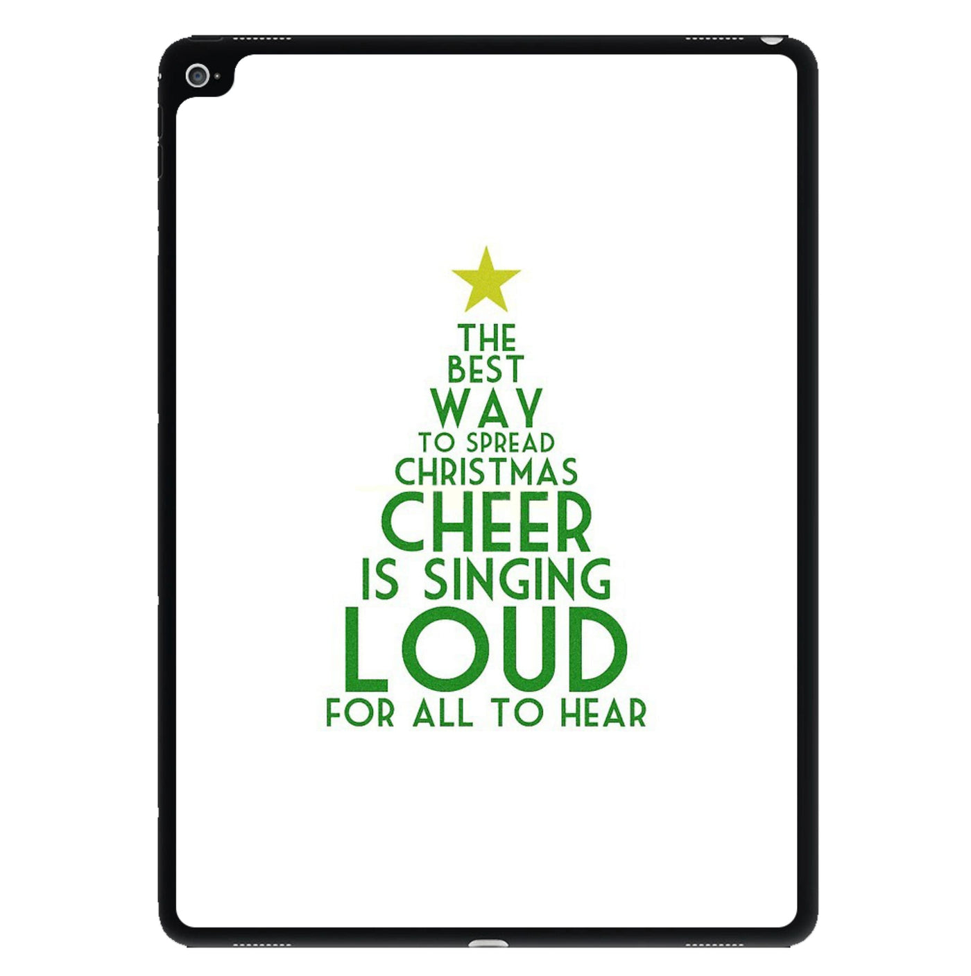 The Best Way To Spread Christmas Cheer - Elf iPad Case