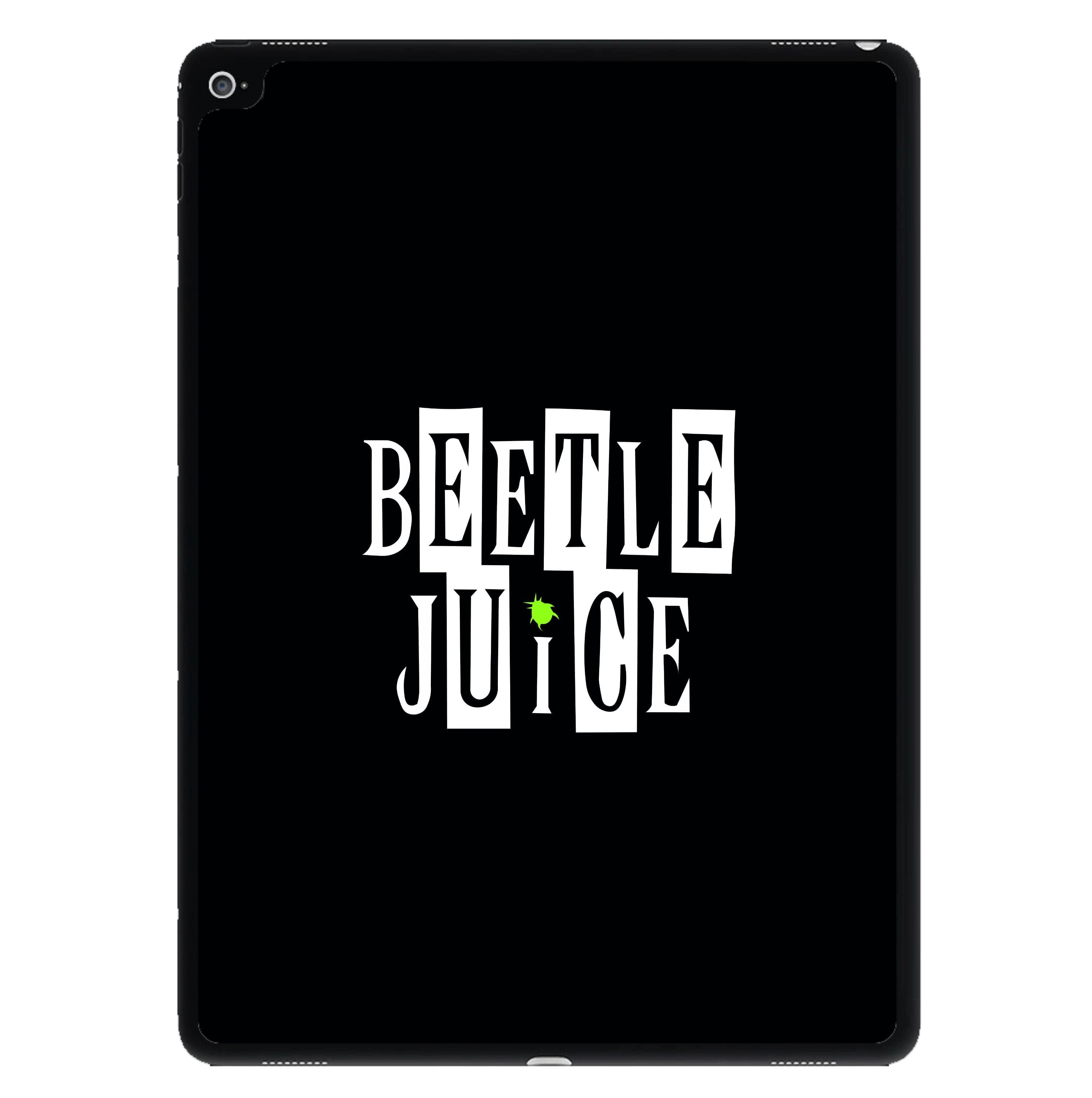 Text - Beetle Halloween iPad Case