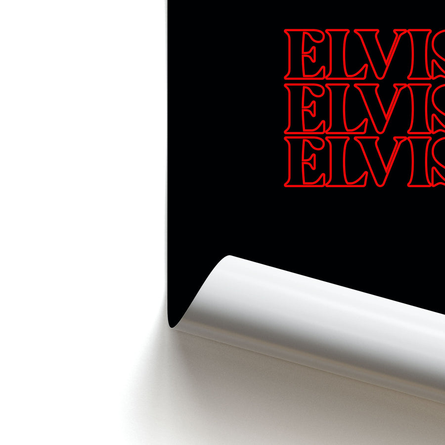 Layered - Elvis Poster