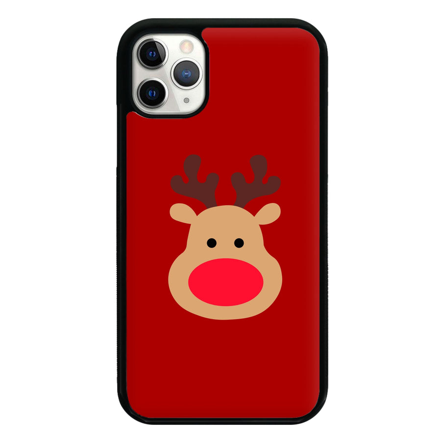 Rudolph Face - Christmas Phone Case